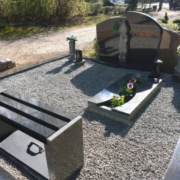 Preview image for  Granite gravestone with partially closed surface