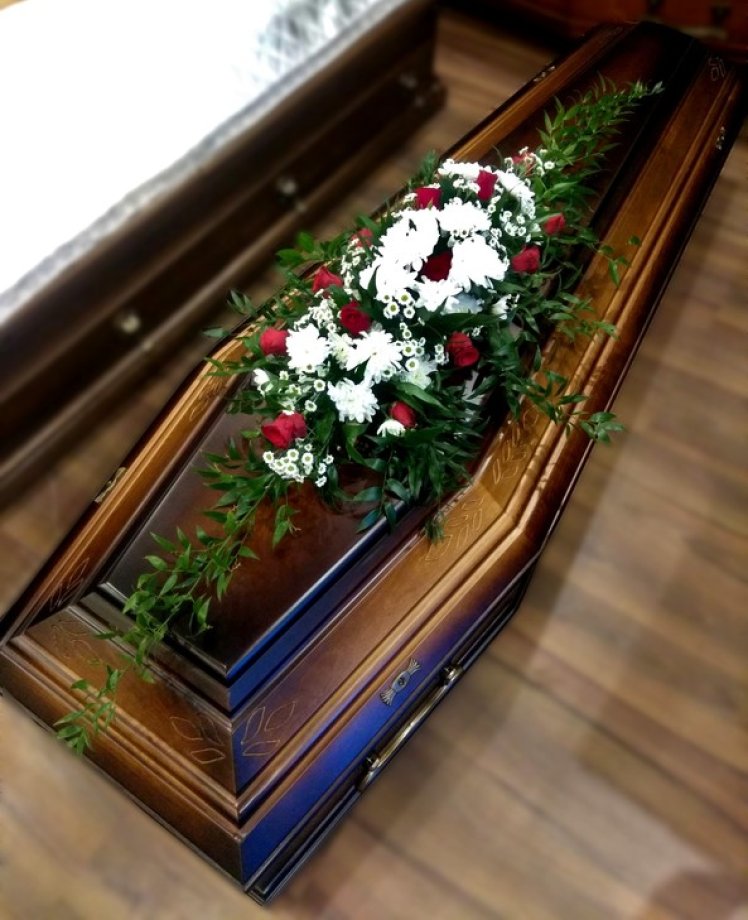 Coffin lid decoration