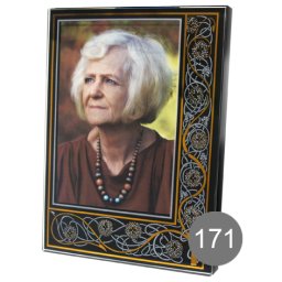 Preview image for  Decorative rectangular portrait on glass.