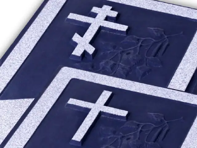 			Betona izstrādajumi kapiem
	